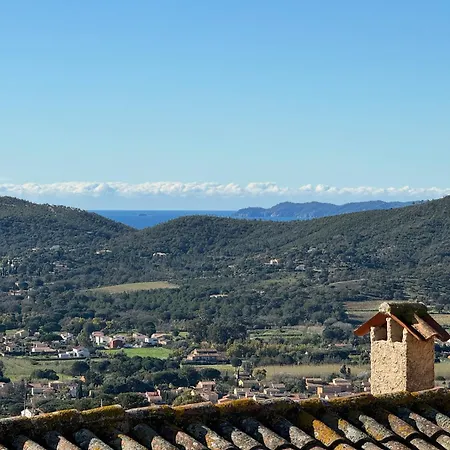 Daire Le Nid, Vue Mer, Village Et Collines Avec Terrasse *